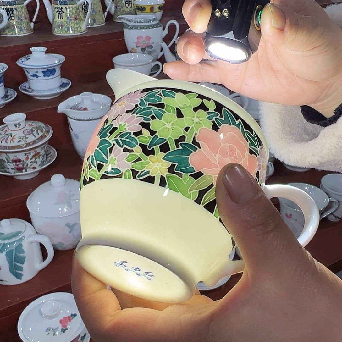 小***普醴陵瓷直播供货基地东方红200毫升手绘