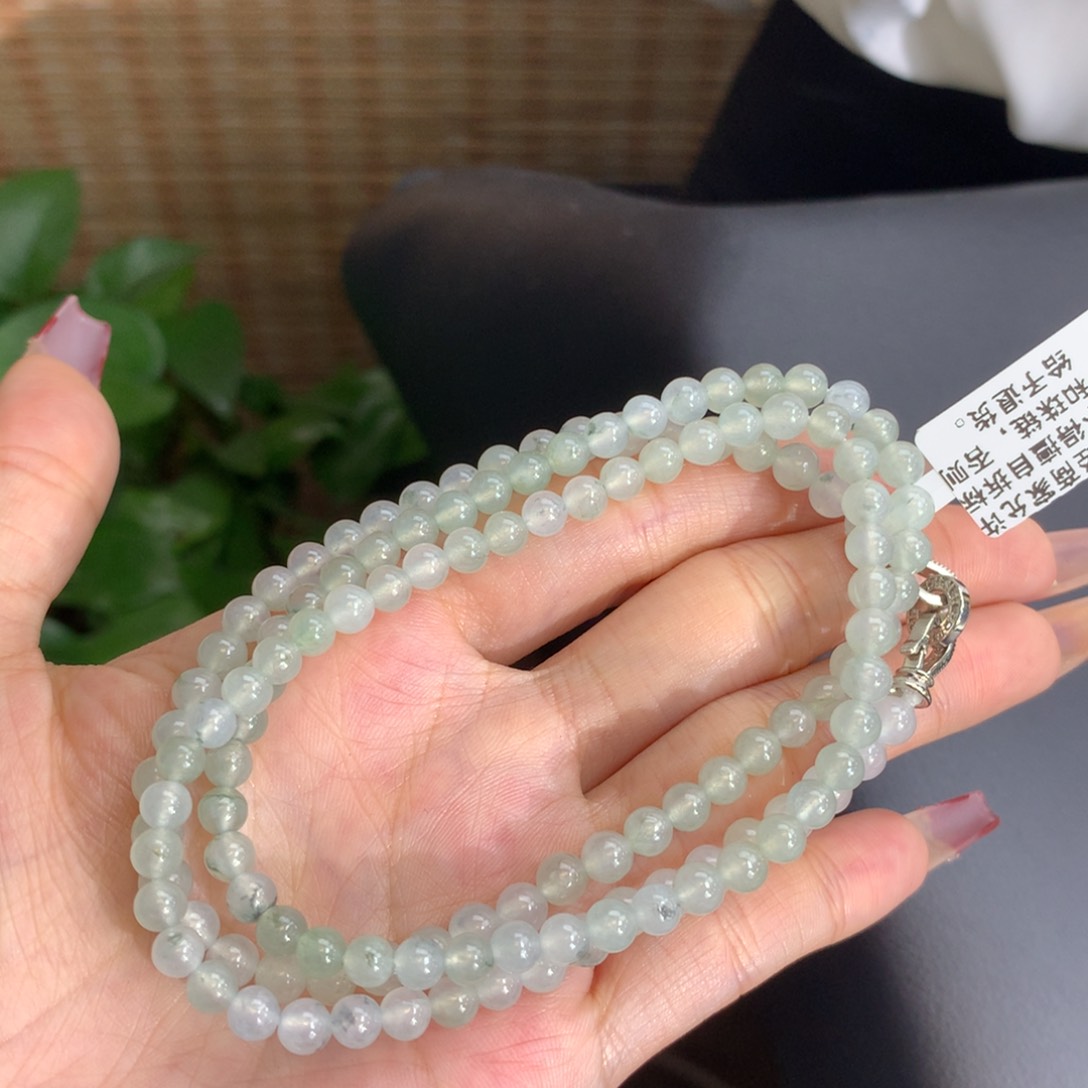 翡翠手链未镶嵌卡5冰胶晴项链