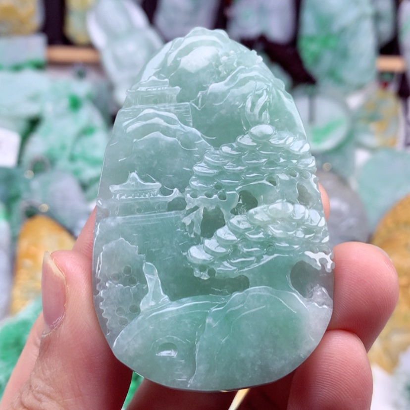 【闪购商品】翡翠吊坠(不含链)未镶嵌