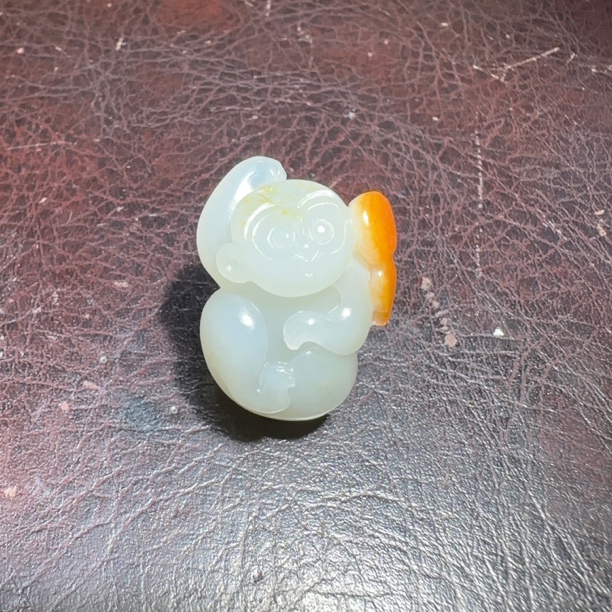 籽料立体猴子挂件