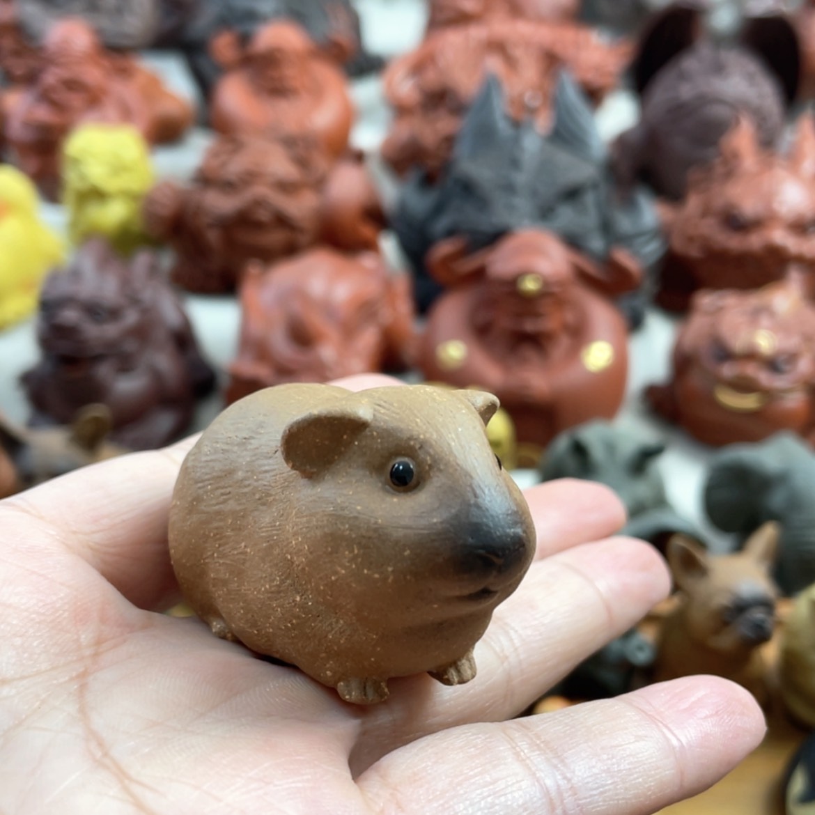 【闪购商品】紫砂茶宠紫砂老鼠