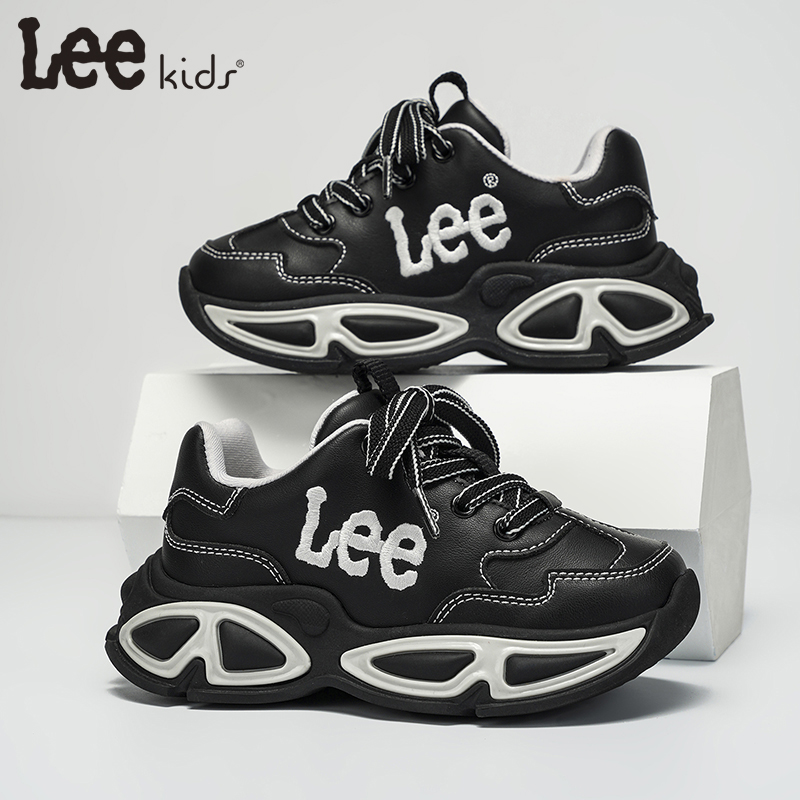 LEEKIDS秋季男女中大童防水防滑舒适百搭户外休闲运动鞋