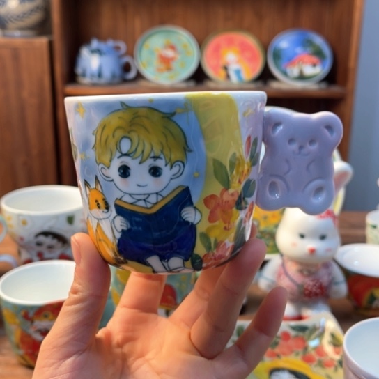 瓦当景德镇釉下手绘陶瓷