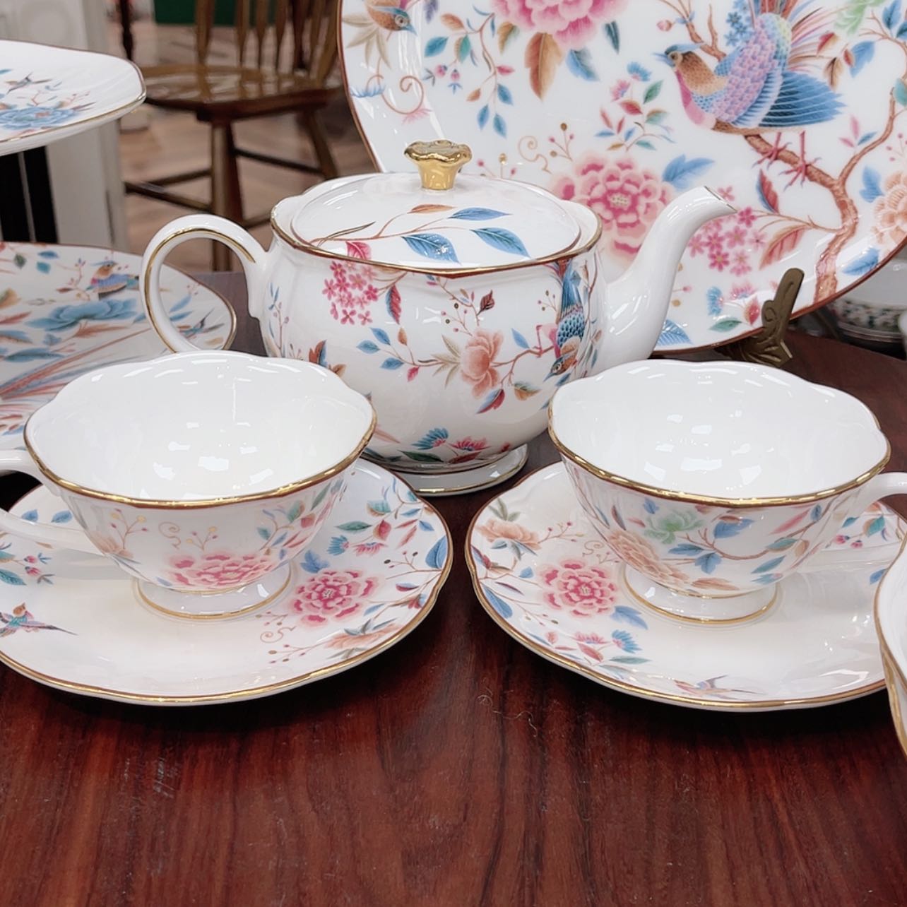 【闪购商品】瓷片一壶两杯——————