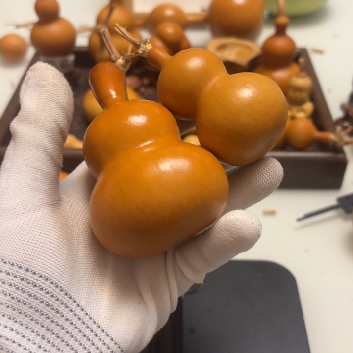 0***0天然手捻老皮葫芦