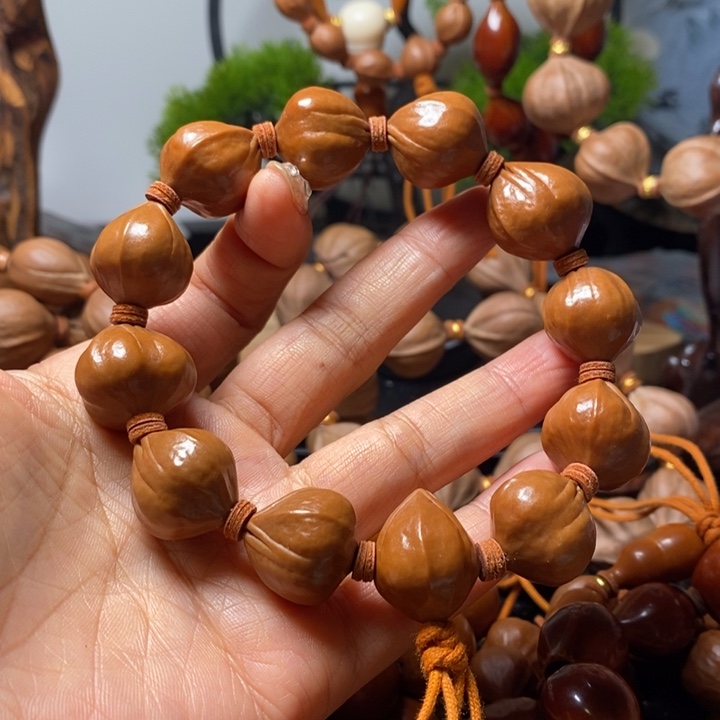 手串/手链橄榄核1.8蜜桃三花