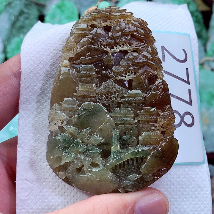 吊坠(不含链)未镶嵌翡翠