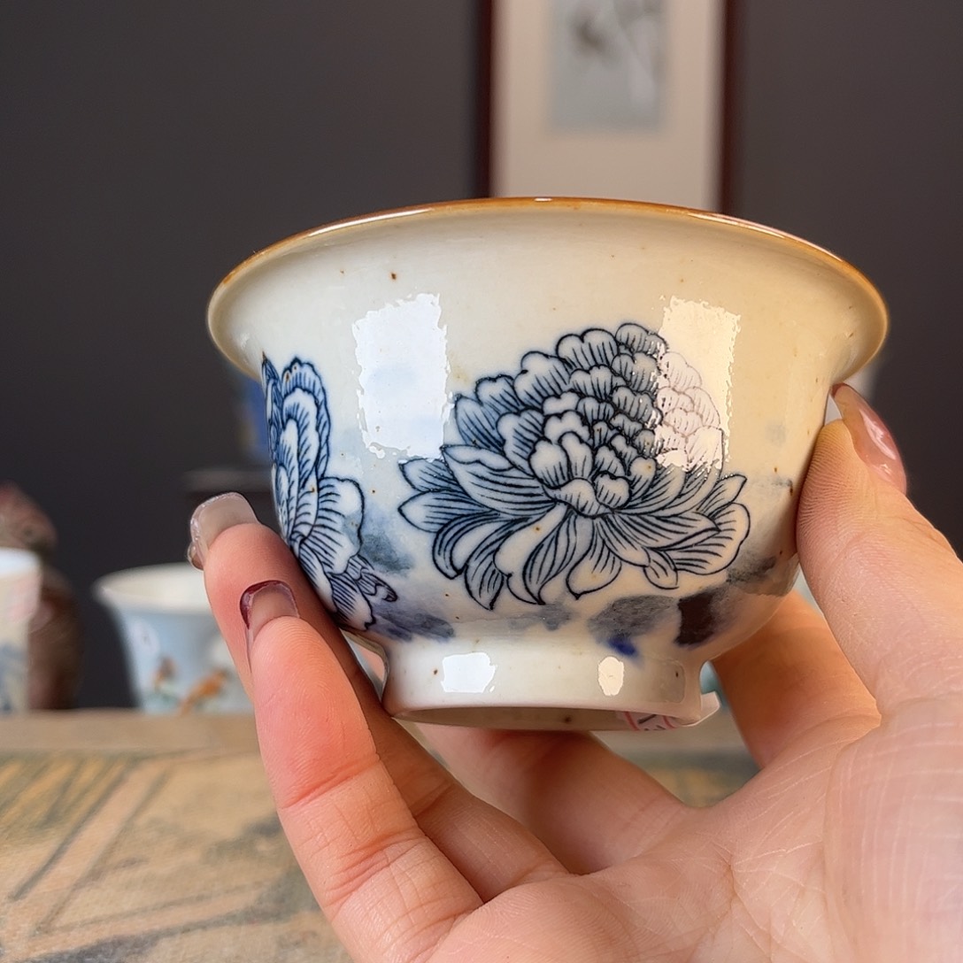 杯景德镇陶瓷茶杯多人