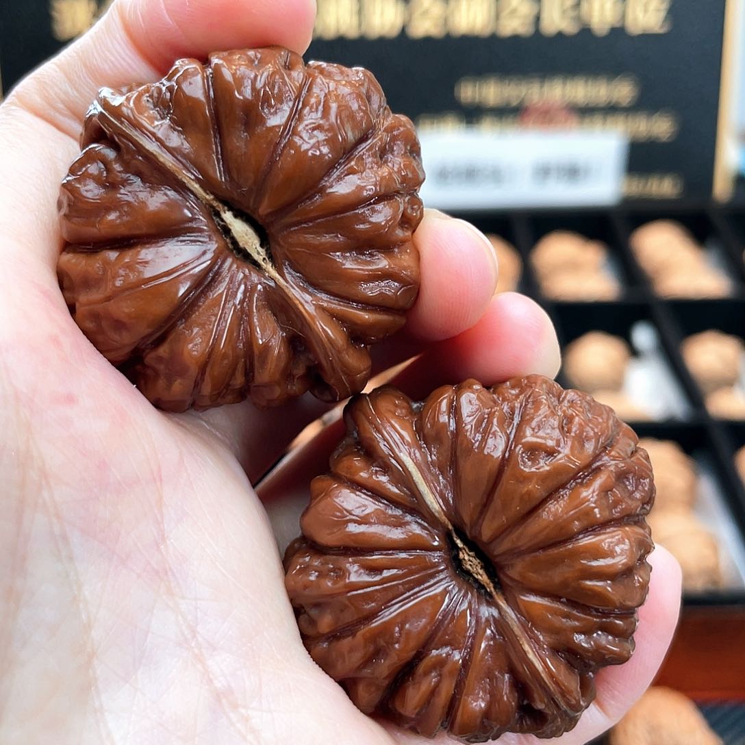 把件文玩核桃43尺纯手盘练习时长两年半没有科技与狠活