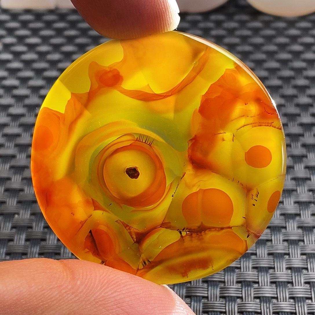 泡***石玛瑙/玉髓未镶嵌吊坠(不含链)