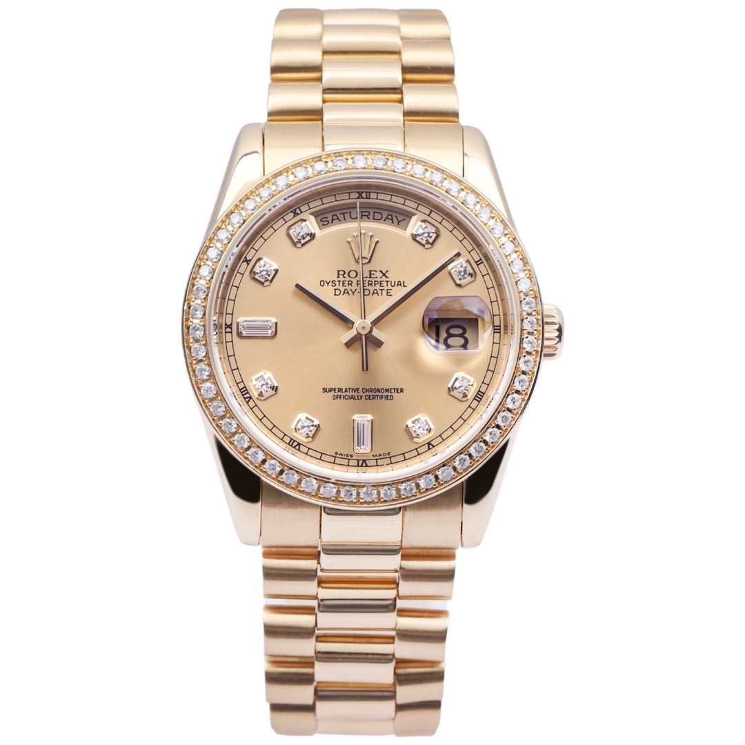99新 Rolex/劳力士 大牛/单表/36表盘/118238后改