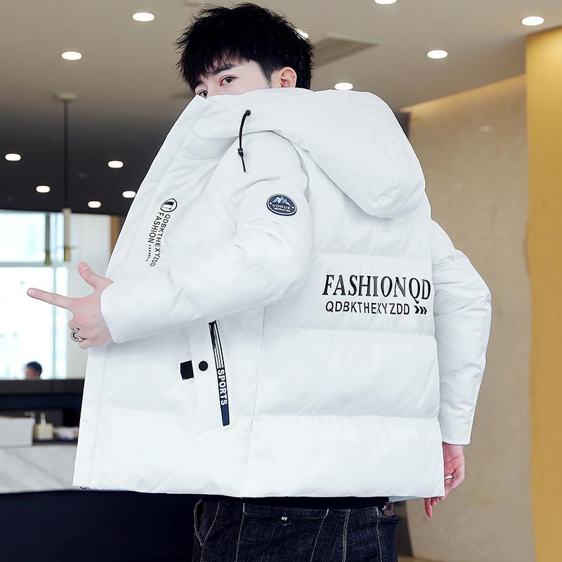 棉衣男款冬季潮流加厚宽松保暖连帽帅气男装高档男士外套男秋冬款