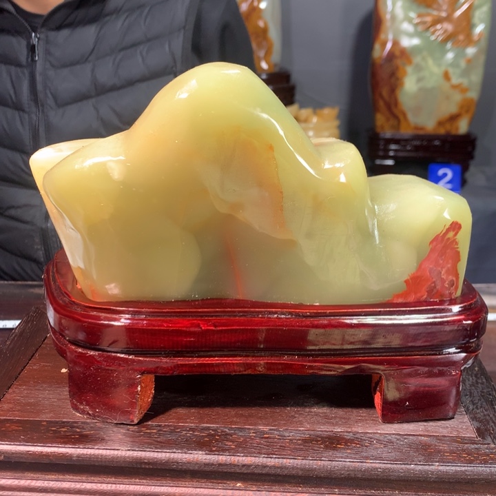 石材天然原石摆件