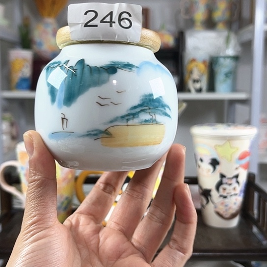 手绘高温釉下彩陶瓷