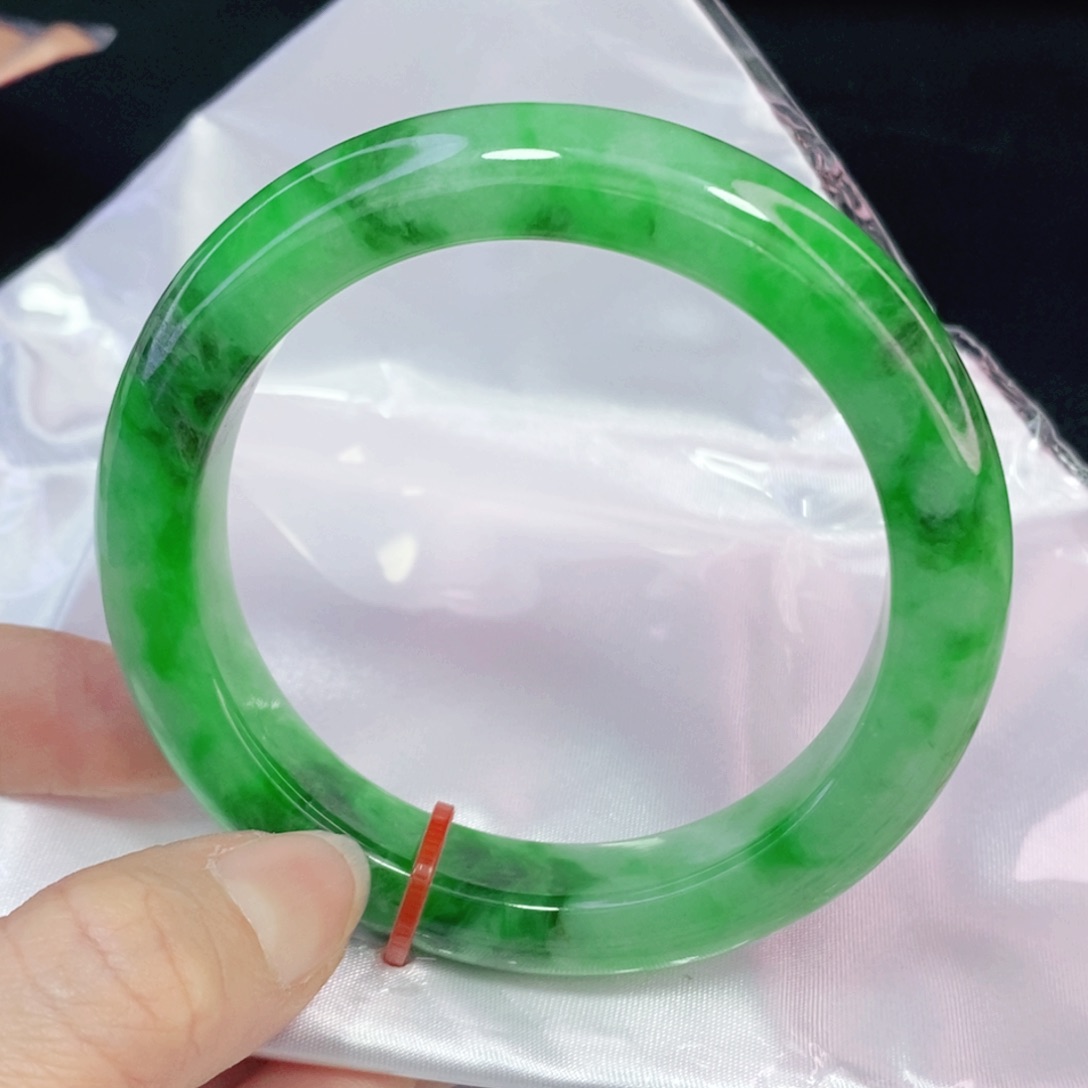 未镶嵌手镯翡翠57.5正圈