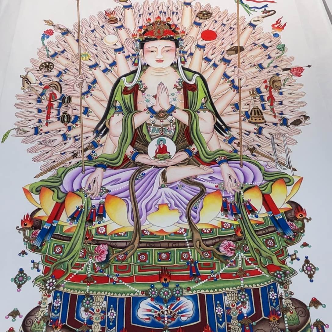 国画李老师千手千眼