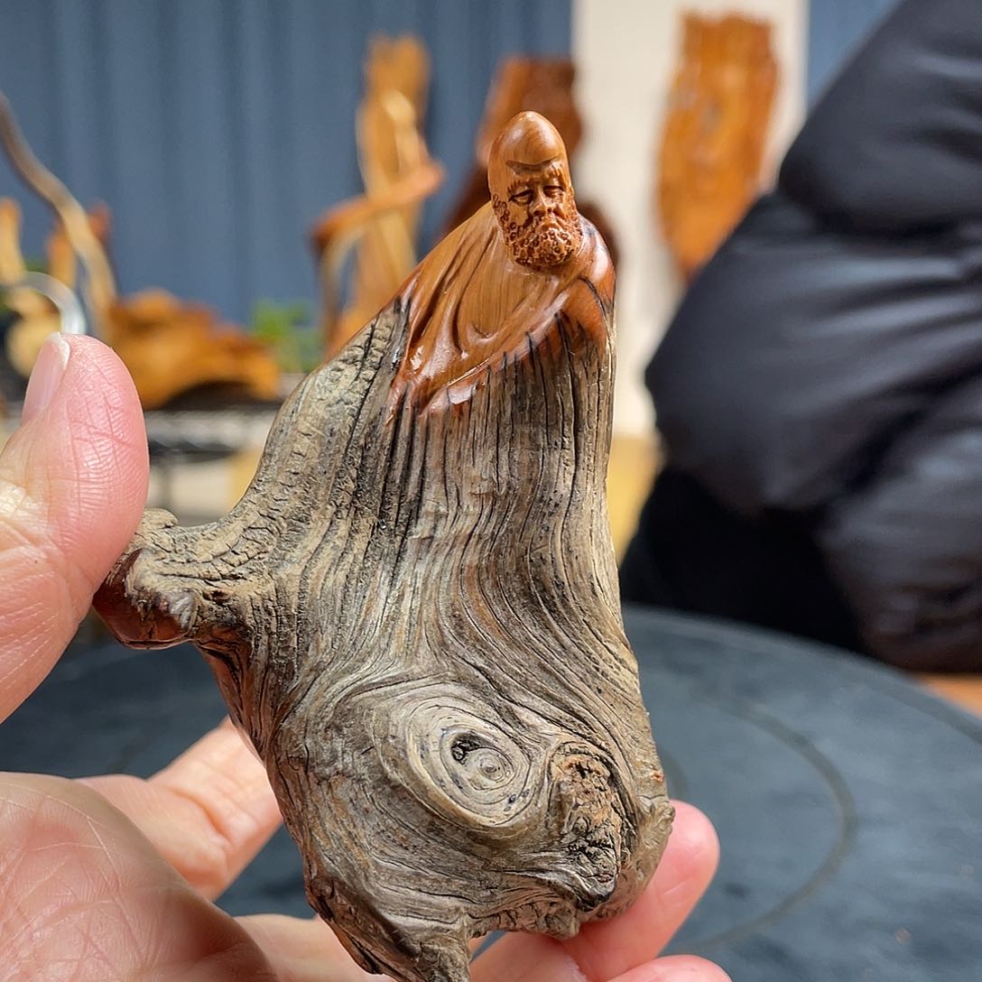 柏木（崖柏）手把件