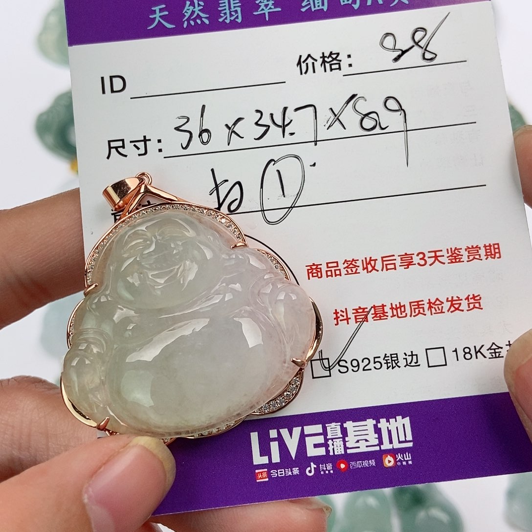 翡翠颈饰银S925镶嵌翡翠