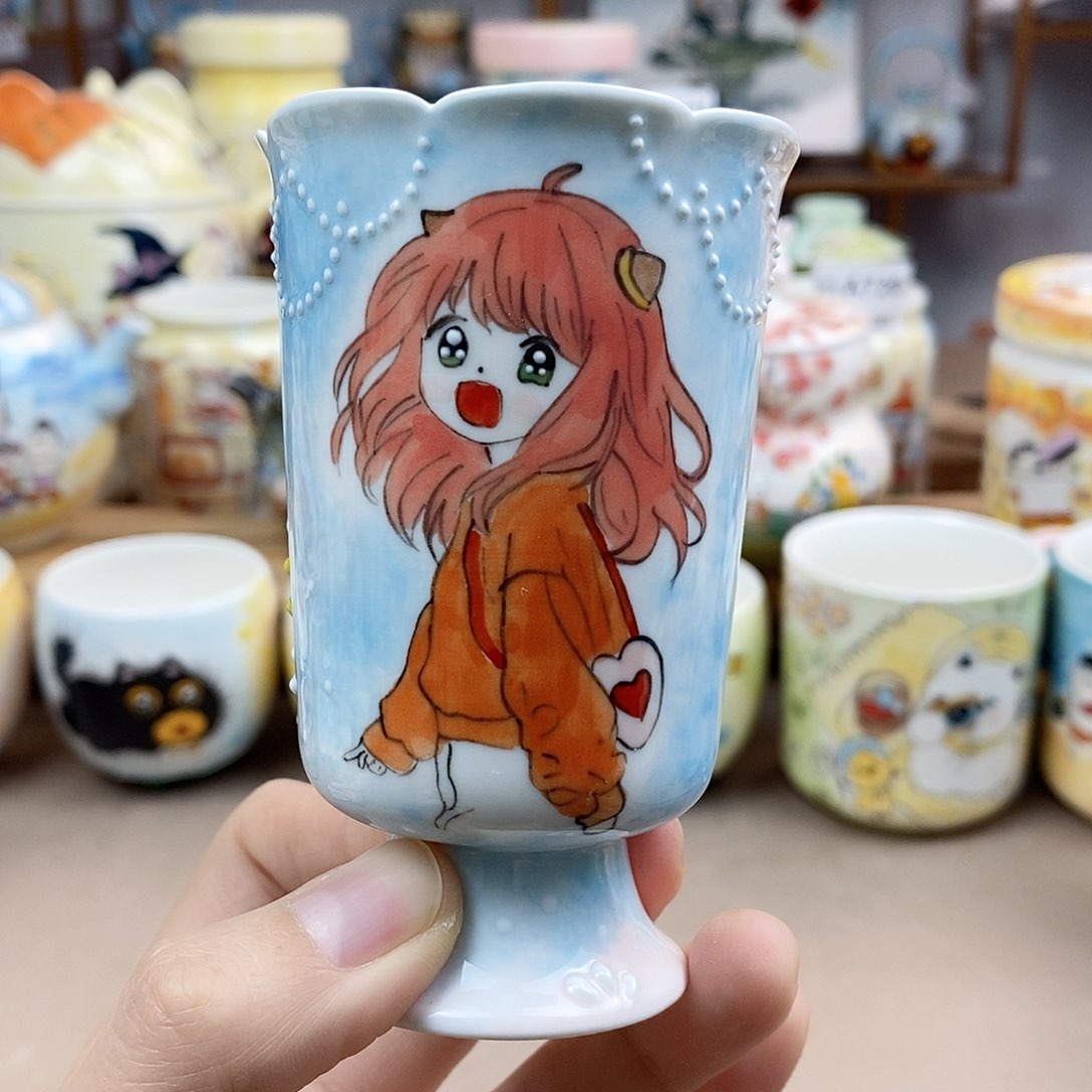 杯董董文创手绘陶瓷