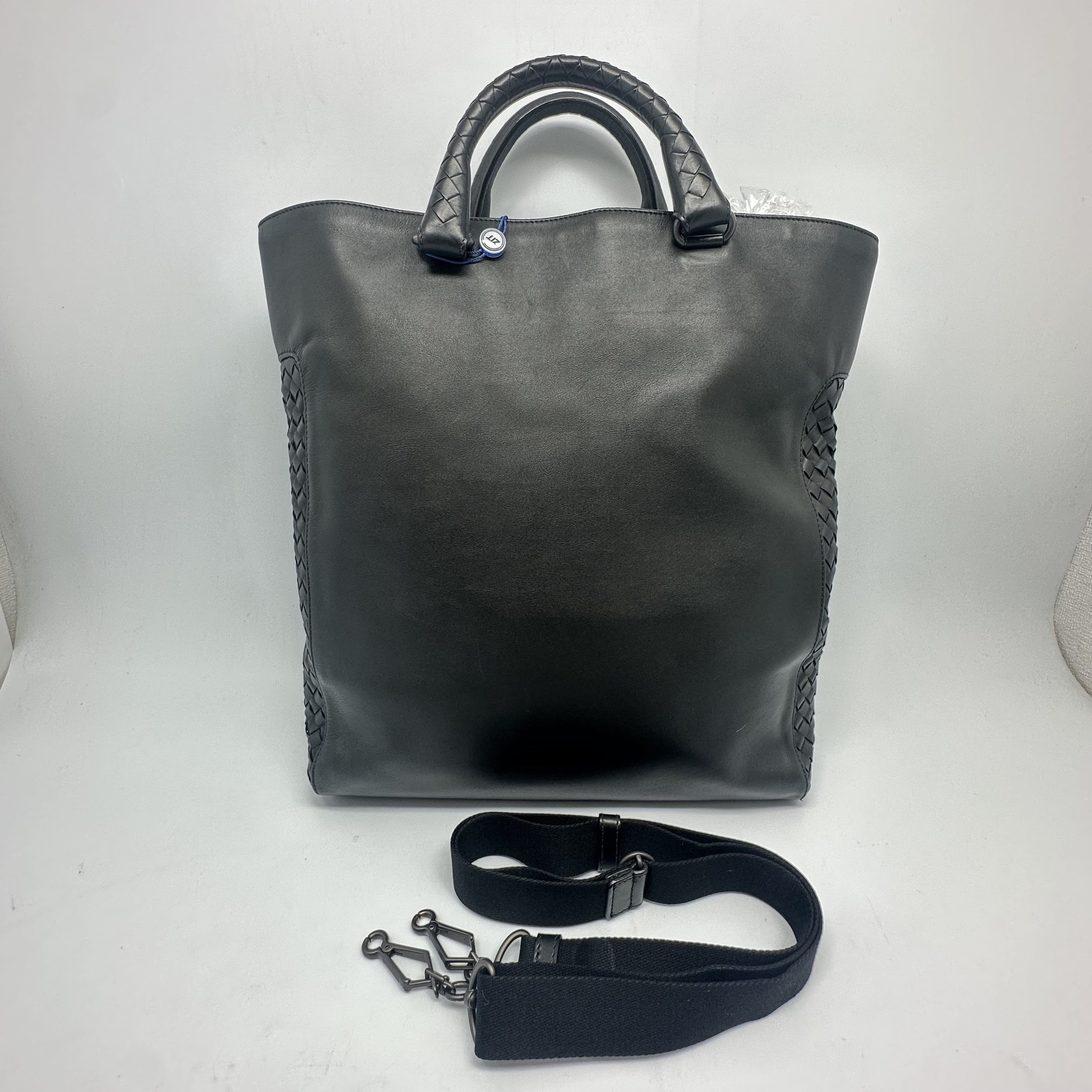 95新 BOTTEGA VENETA/葆蝶家 朋克风手工编织手提包6154