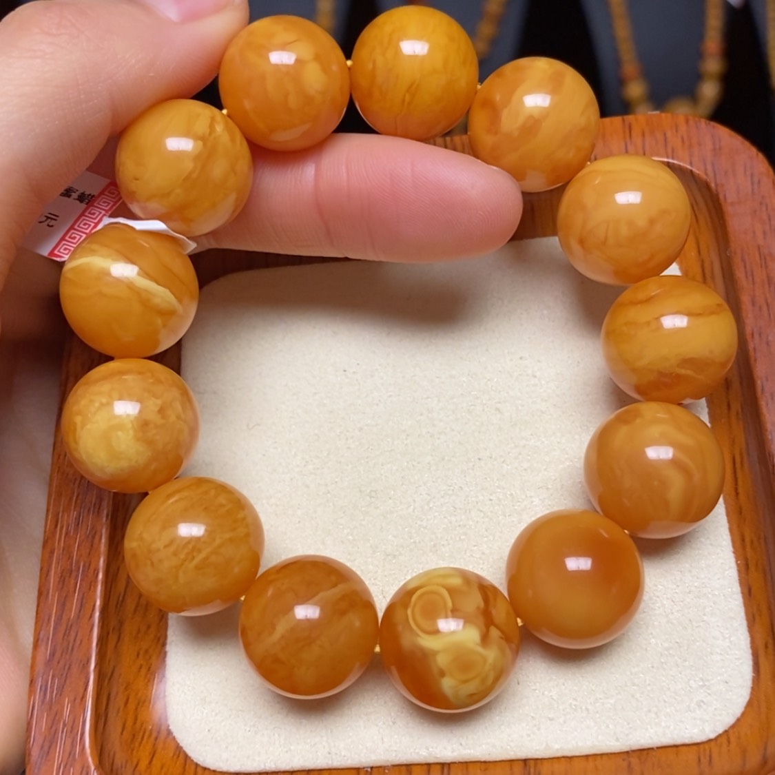 【闪购商品】蜜蜡手链未镶嵌手串