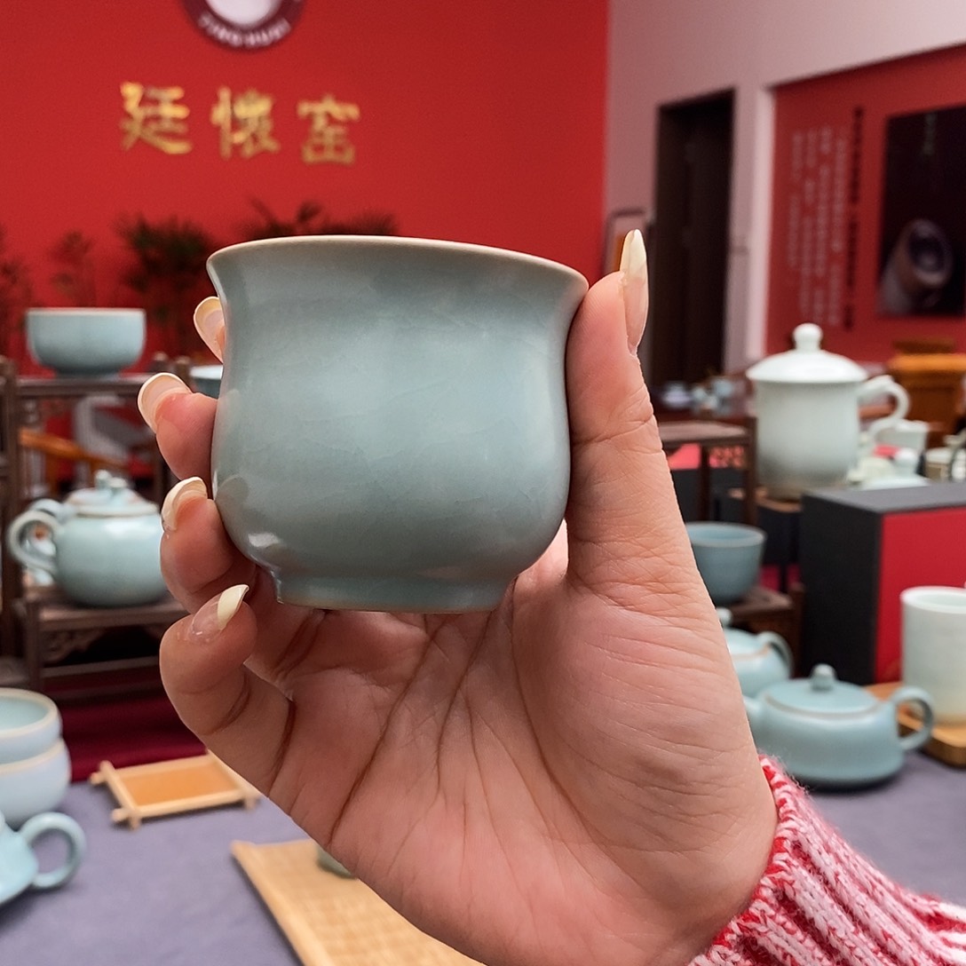 李照卫大师束腰杯支钉烧