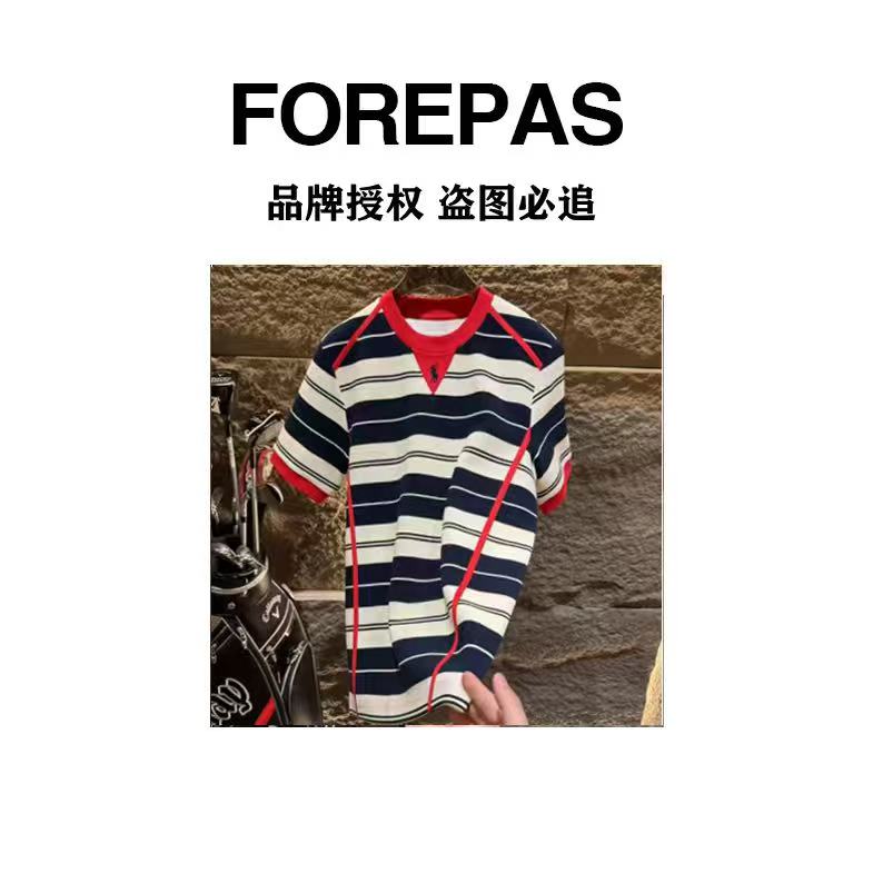 FOREPAS.2025顶奢老钱风POLO衫男女同款126（双）专属..