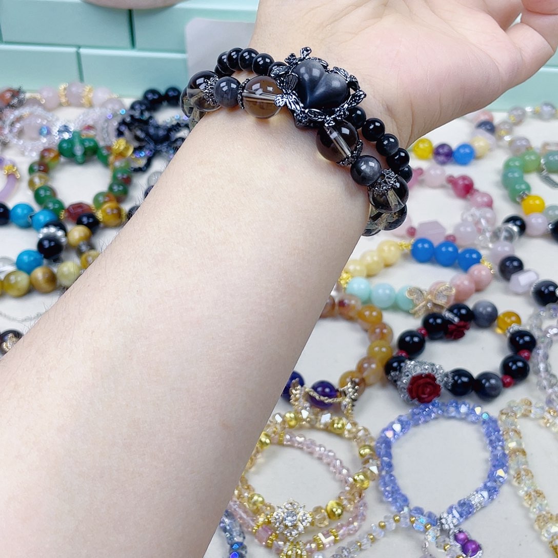 手饰针钠钙石银S925镀金镶嵌