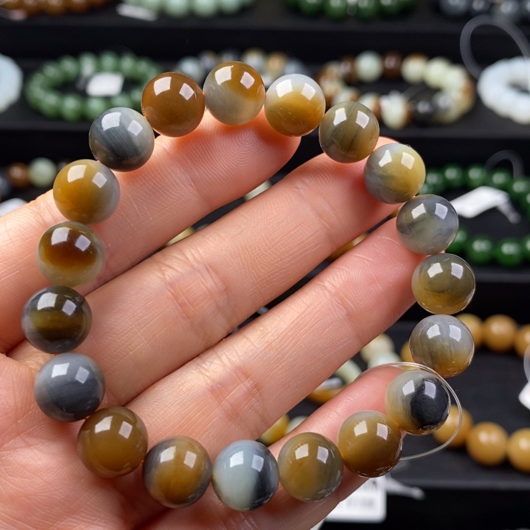 和田玉手串未镶嵌