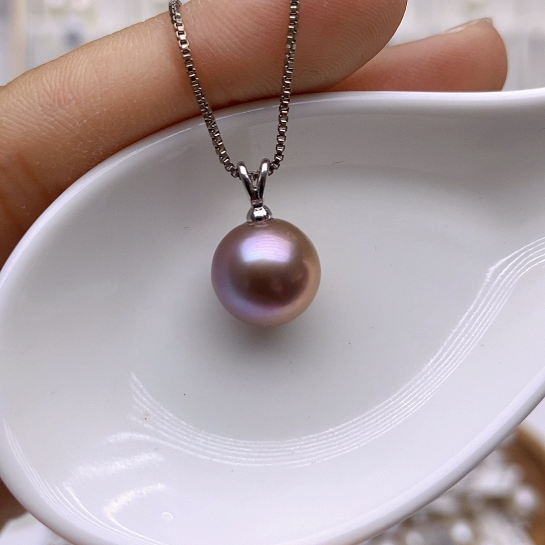 淡水珍珠未镶嵌吊坠(赠链)