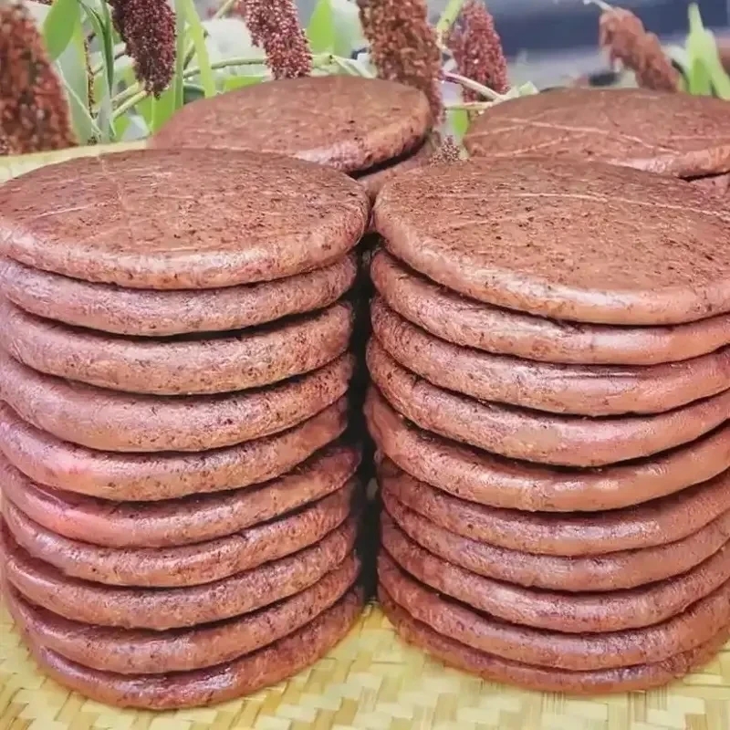 高粱糍粑农家特产红高粱杂粮软糯香甜粗粮美食糯米糍粑