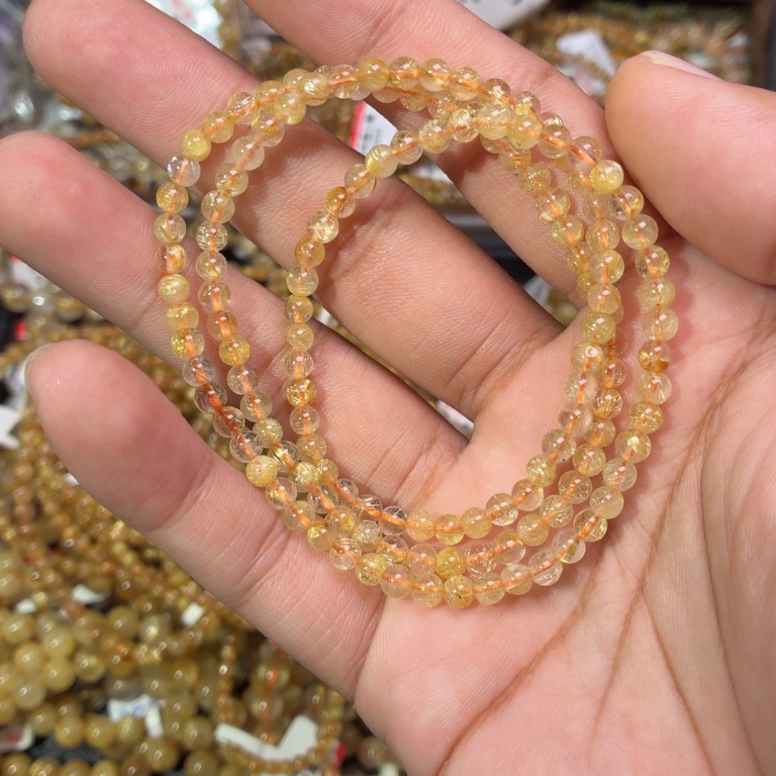 未镶嵌手链发晶卡4.7