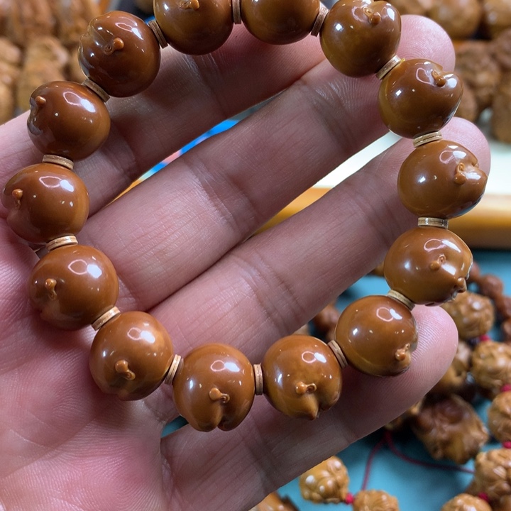 橄榄核手串/手链-*橄榄核雕，胖子百态