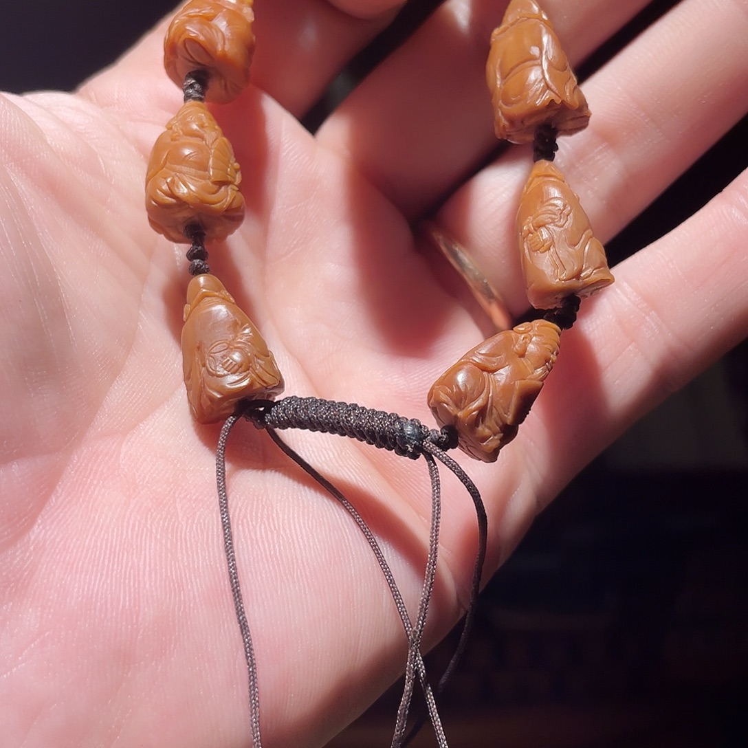 花***手串/手链核桃大核尖财神