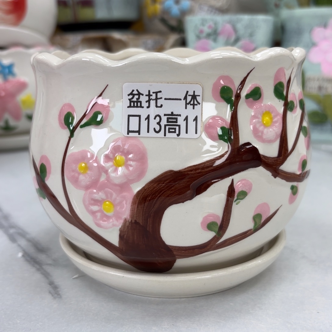 @夏西陶瓷花盆@@5886