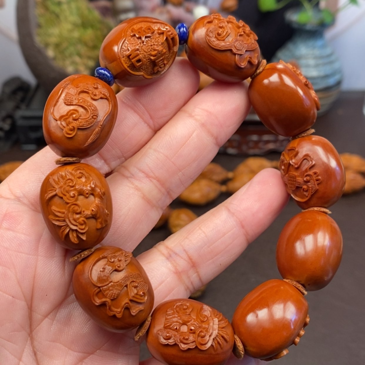 【闪购商品】橄榄核吊坠吉祥如意