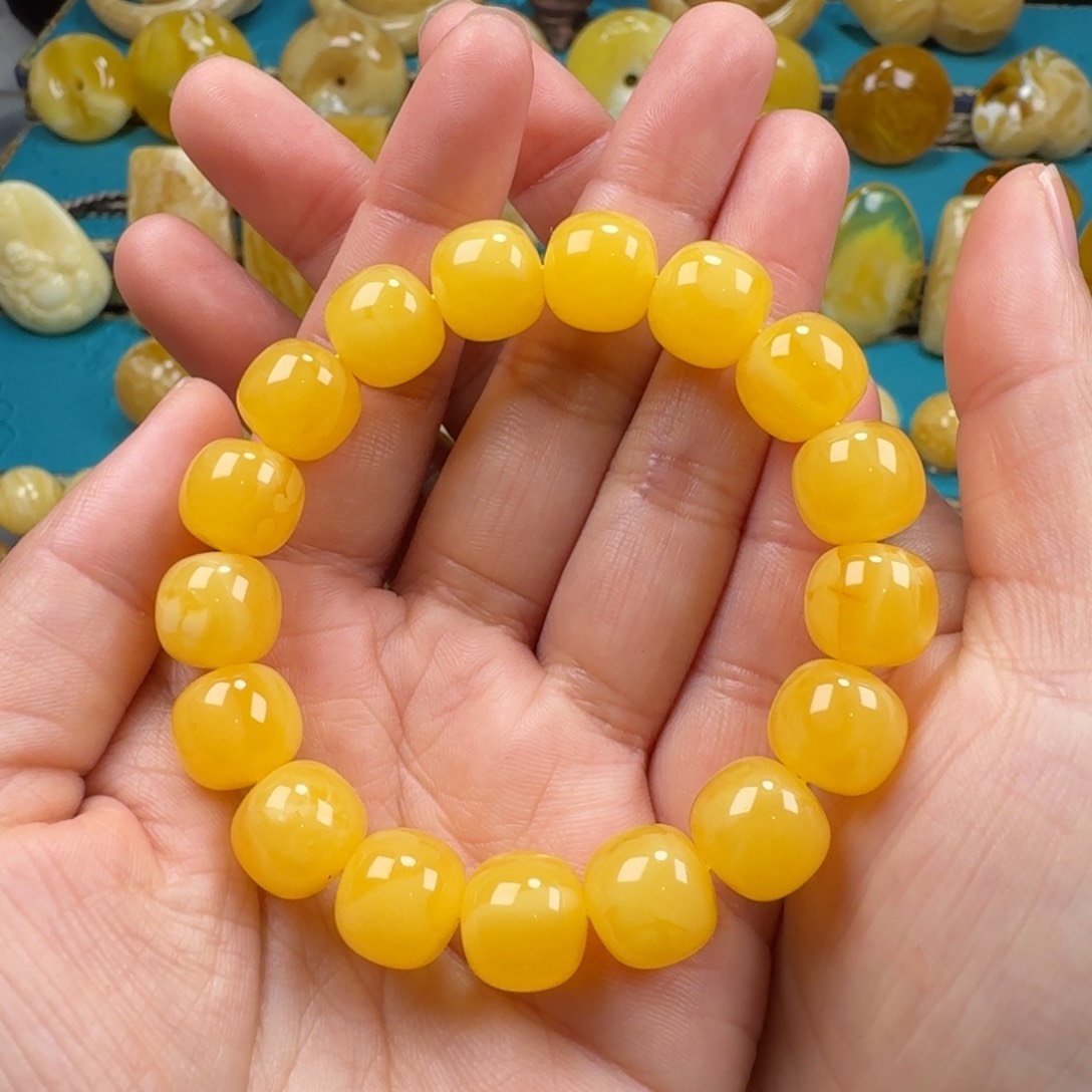 蜜蜡手链未镶嵌蜜蜡