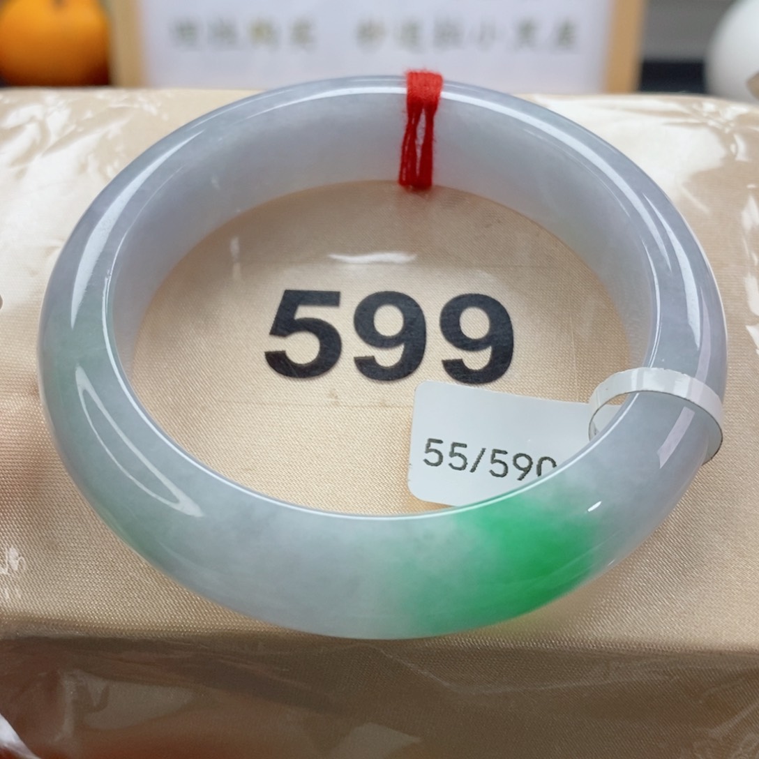 翡翠手镯未镶嵌天然A货翡翠手镯