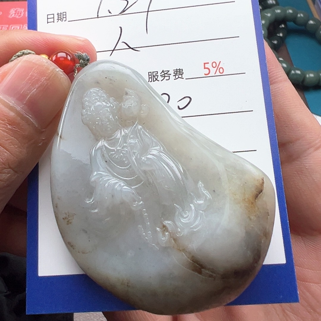 和田玉颈饰未镶嵌人*初