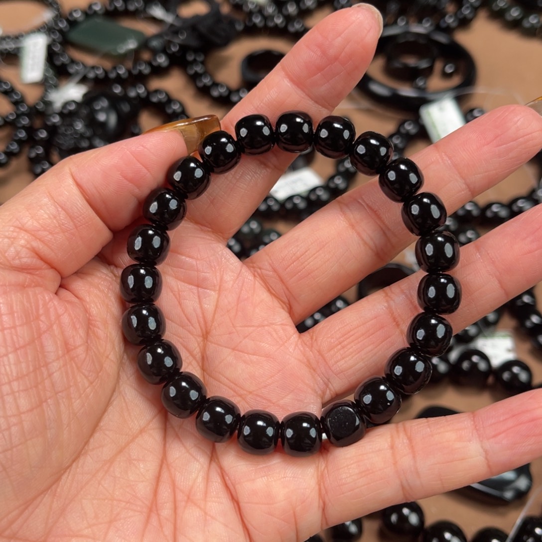 阳***解和田玉未镶嵌手串9