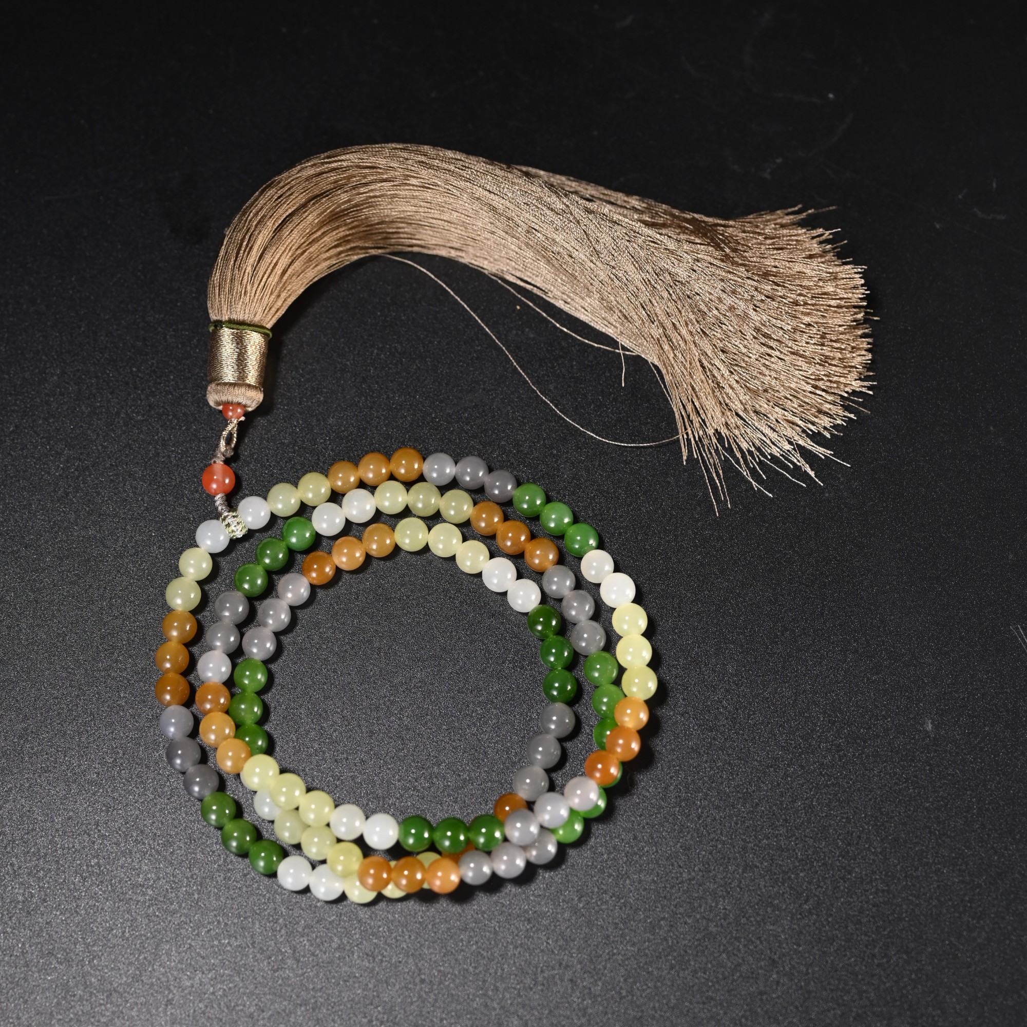 Lot8811和田玉多宝项链/杭拍