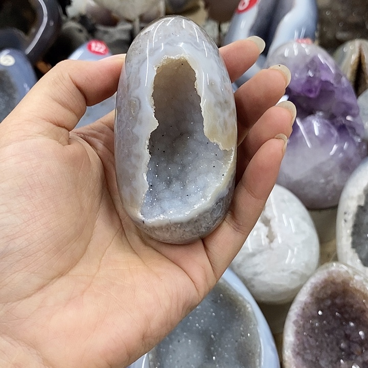 紫晶珠宝半成品未镶嵌