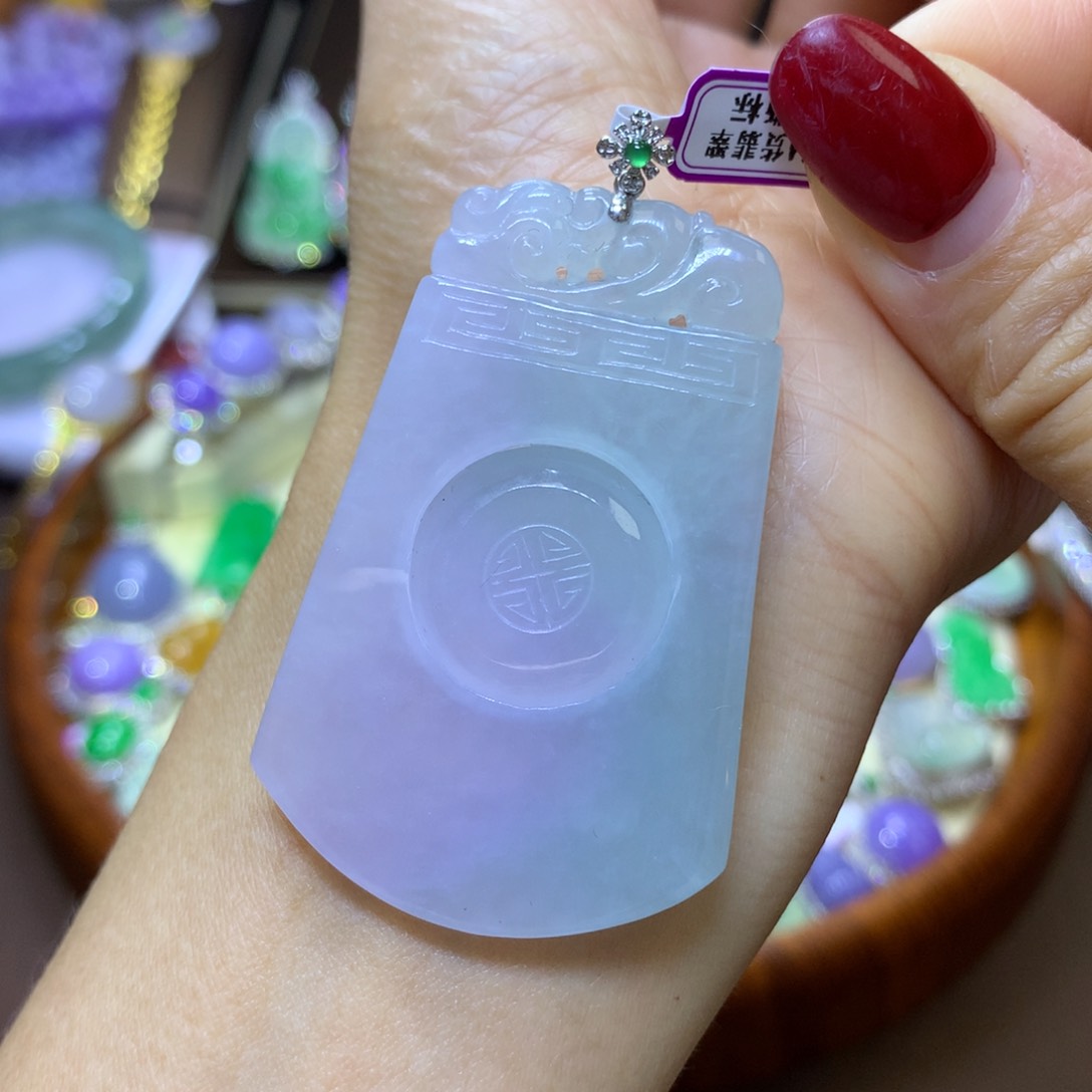 【闪购商品】翡翠颈饰18K金镶嵌翡翠