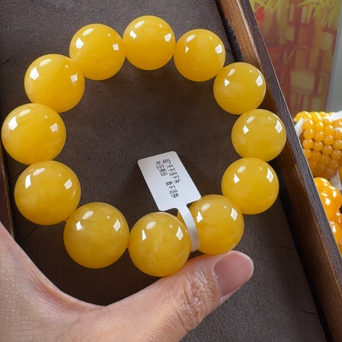 蜜蜡未镶嵌毛衣链