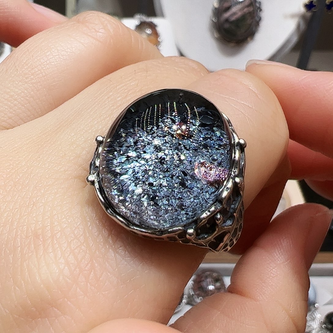 *****银S925镶嵌珠宝半成品水晶