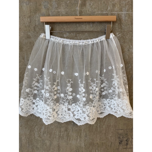 Nannanzhuo 百搭蕾丝绣花半裙