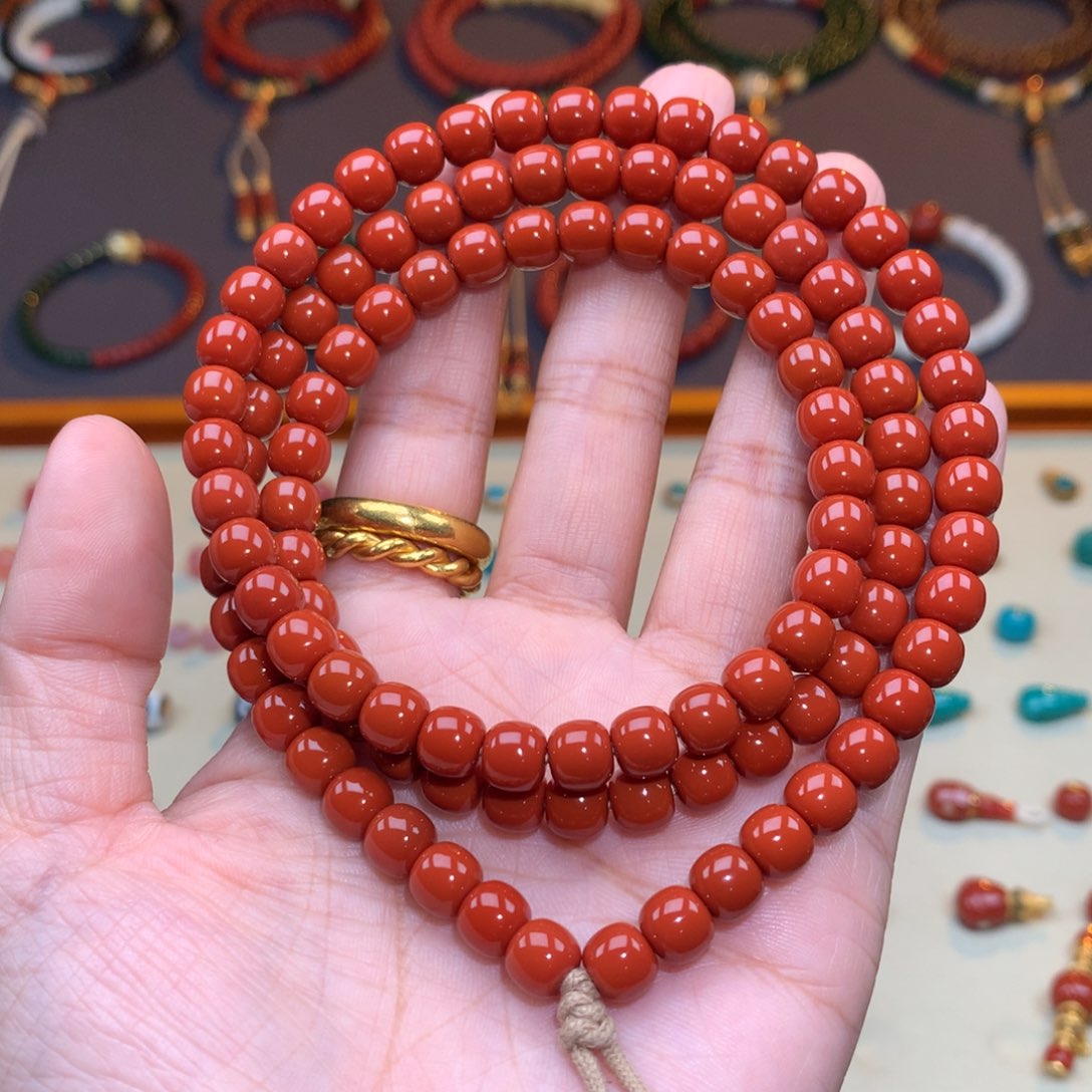 南红玛瑙未镶嵌颈饰