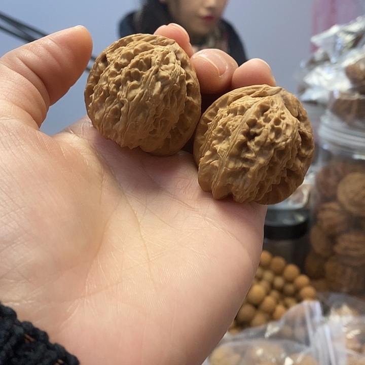 把件文玩核桃39白狮子