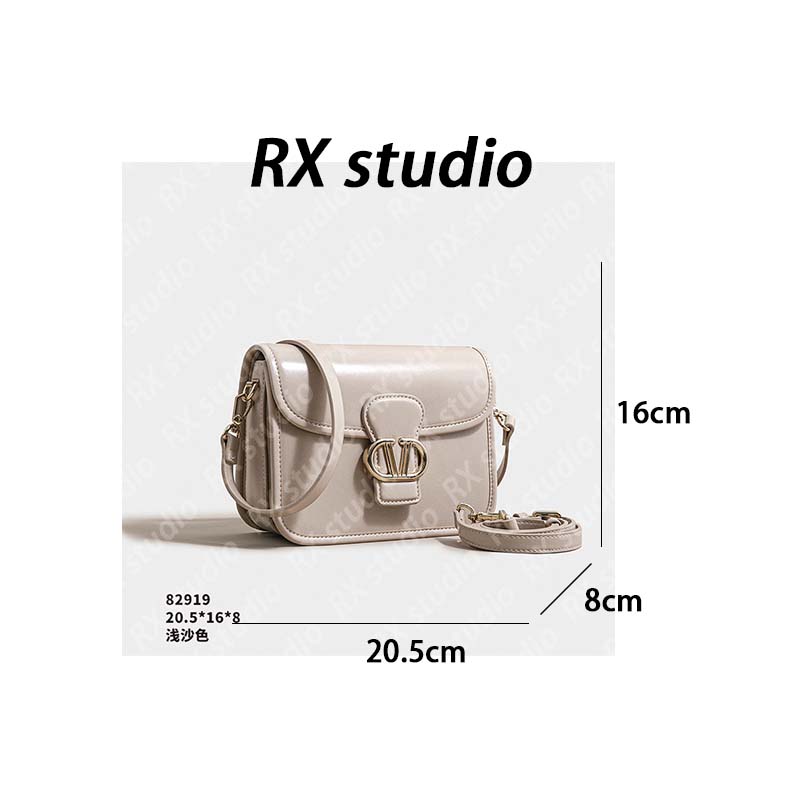 【南沙瑞熙】SK-82919-浅沙色-RAIN.CUN轻奢小众时尚女士包