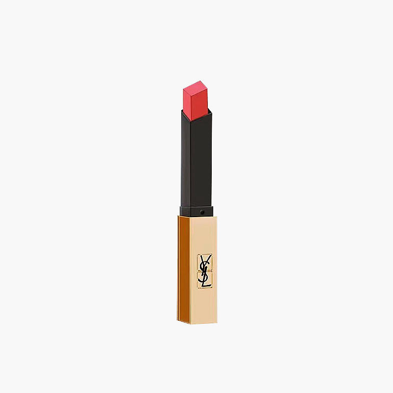 YSL/圣罗兰细管纯口红小金条口红#1966 2.2g正装红棕显白哑光好看